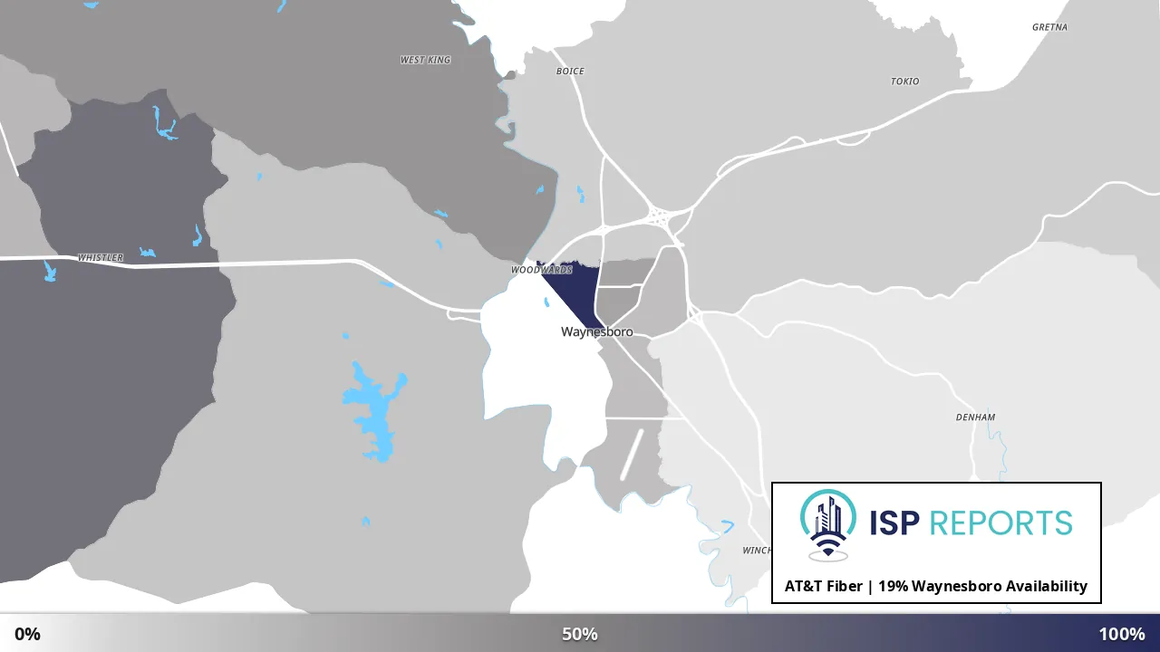 Waynesboro, MS map of internet availability