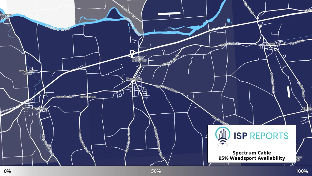 Weedsport, NY map of internet availability