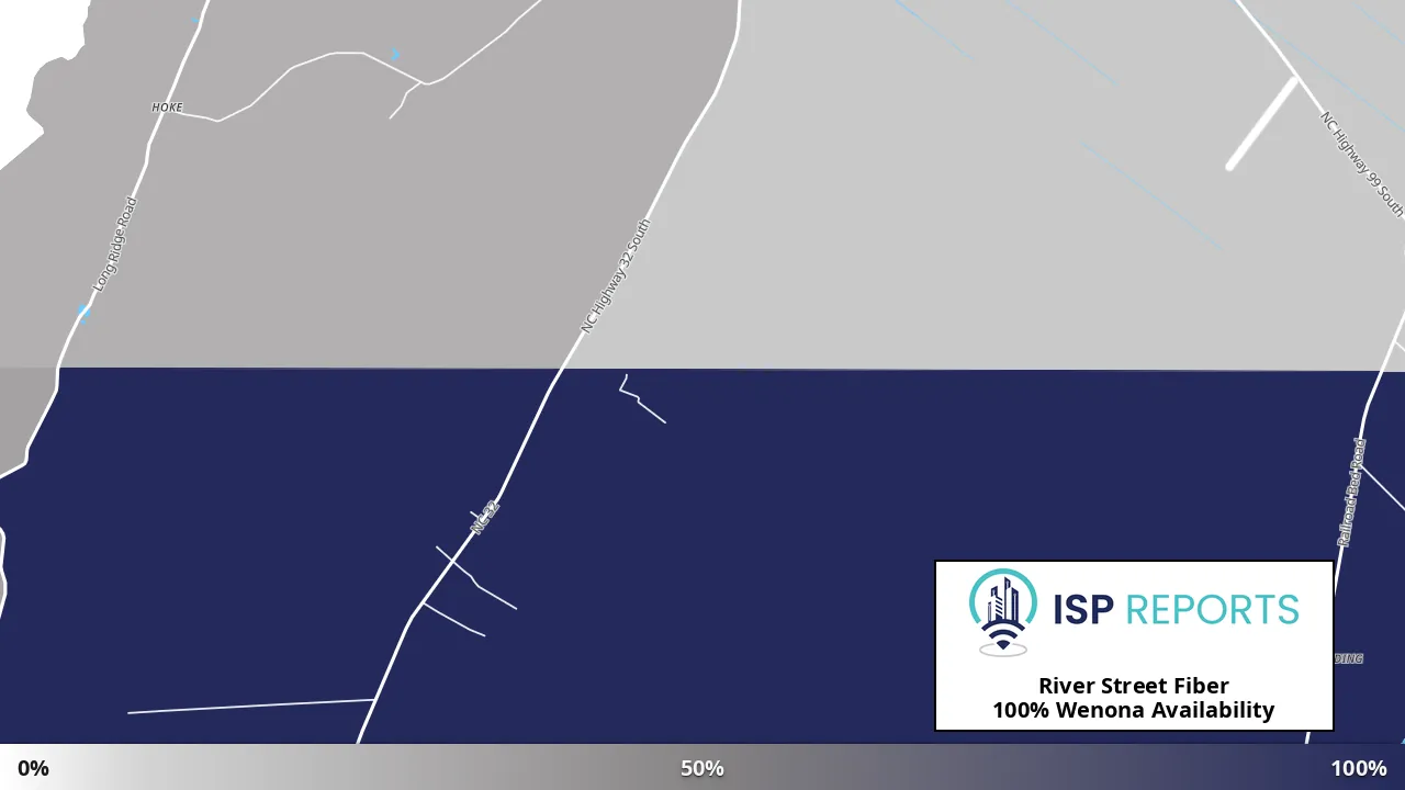 Wenona, NC map of internet availability