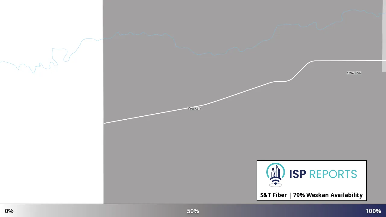 Weskan, KS map of internet availability