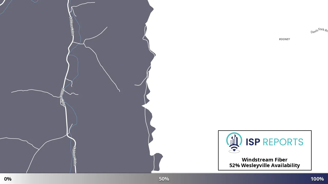 Wesleyville, KY map of internet availability