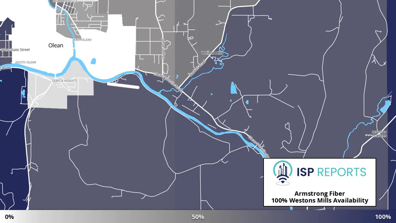 Westons Mills, NY map of internet availability
