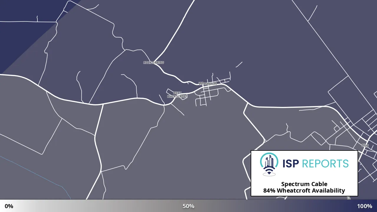 Wheatcroft, KY map of internet availability