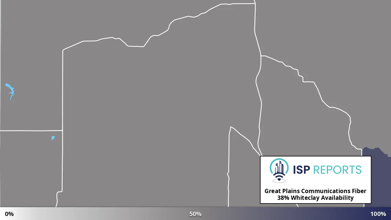 Whiteclay, NE map of internet availability