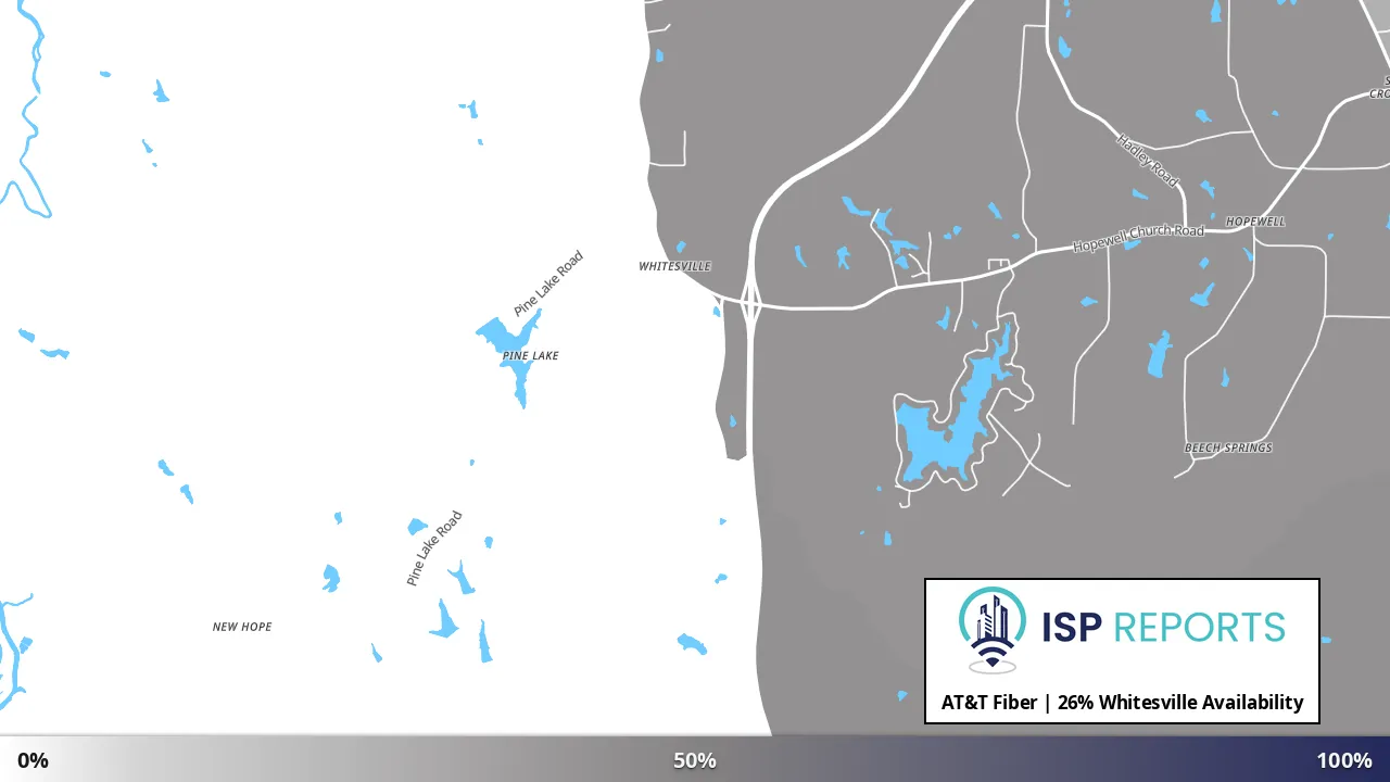 Whitesville, GA map of internet availability