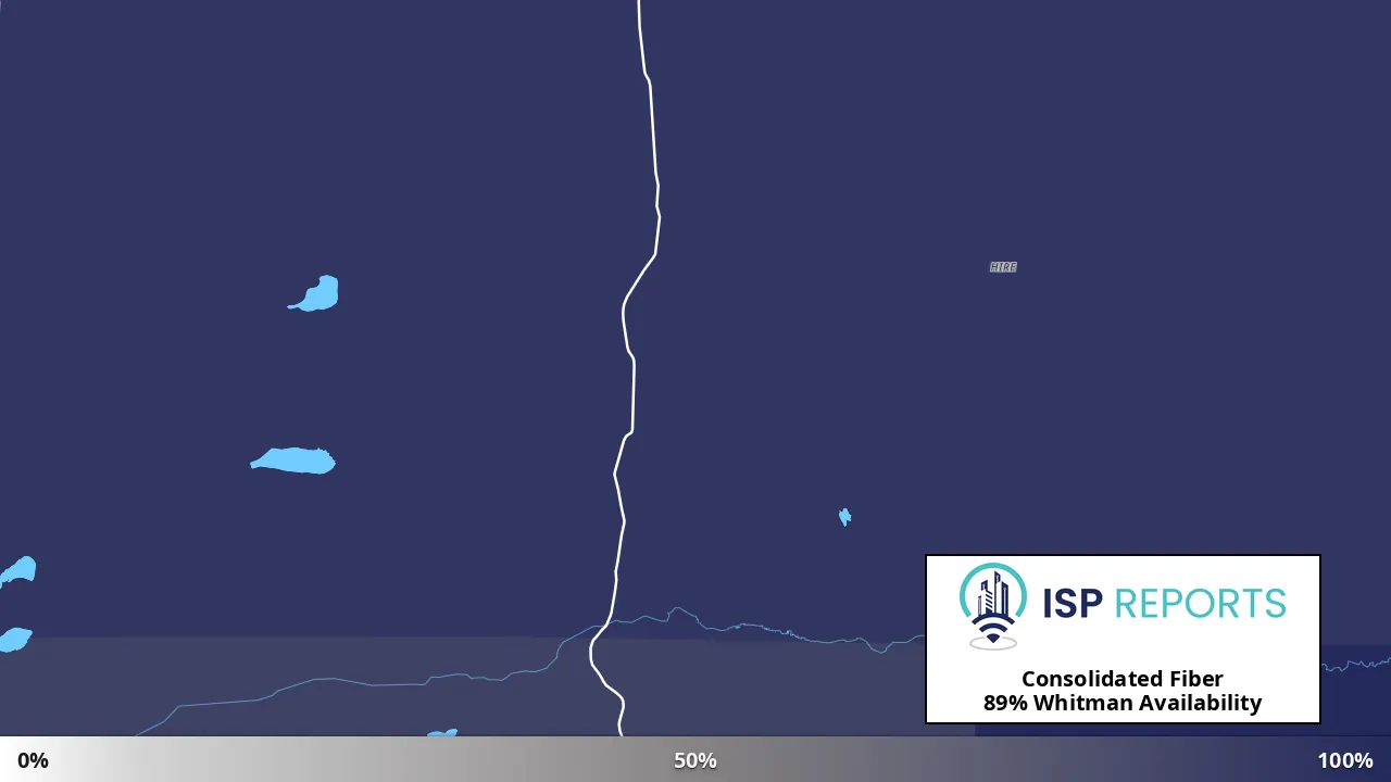 Whitman, NE map of internet availability