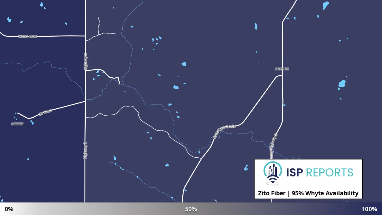 Whyte, MN map of internet availability