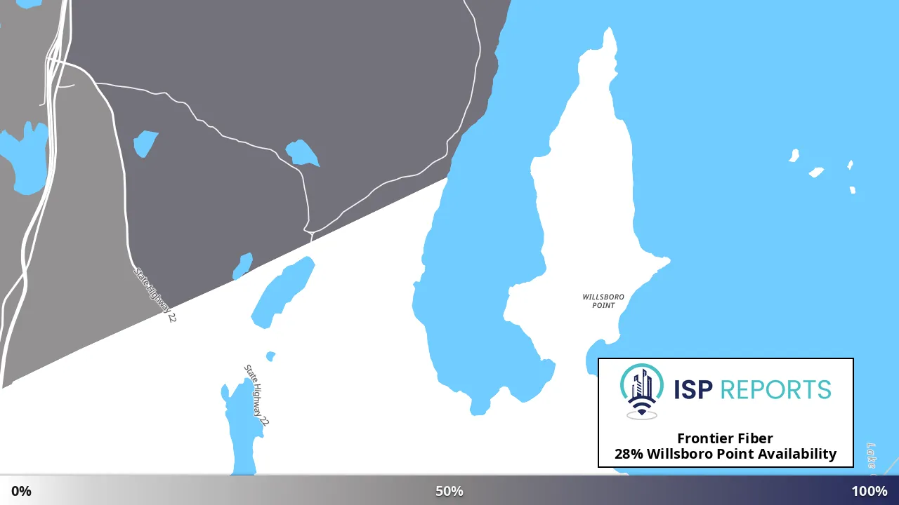 Willsboro Point, NY map of internet availability