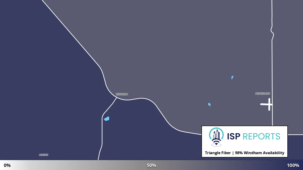 Windham, MT map of internet availability