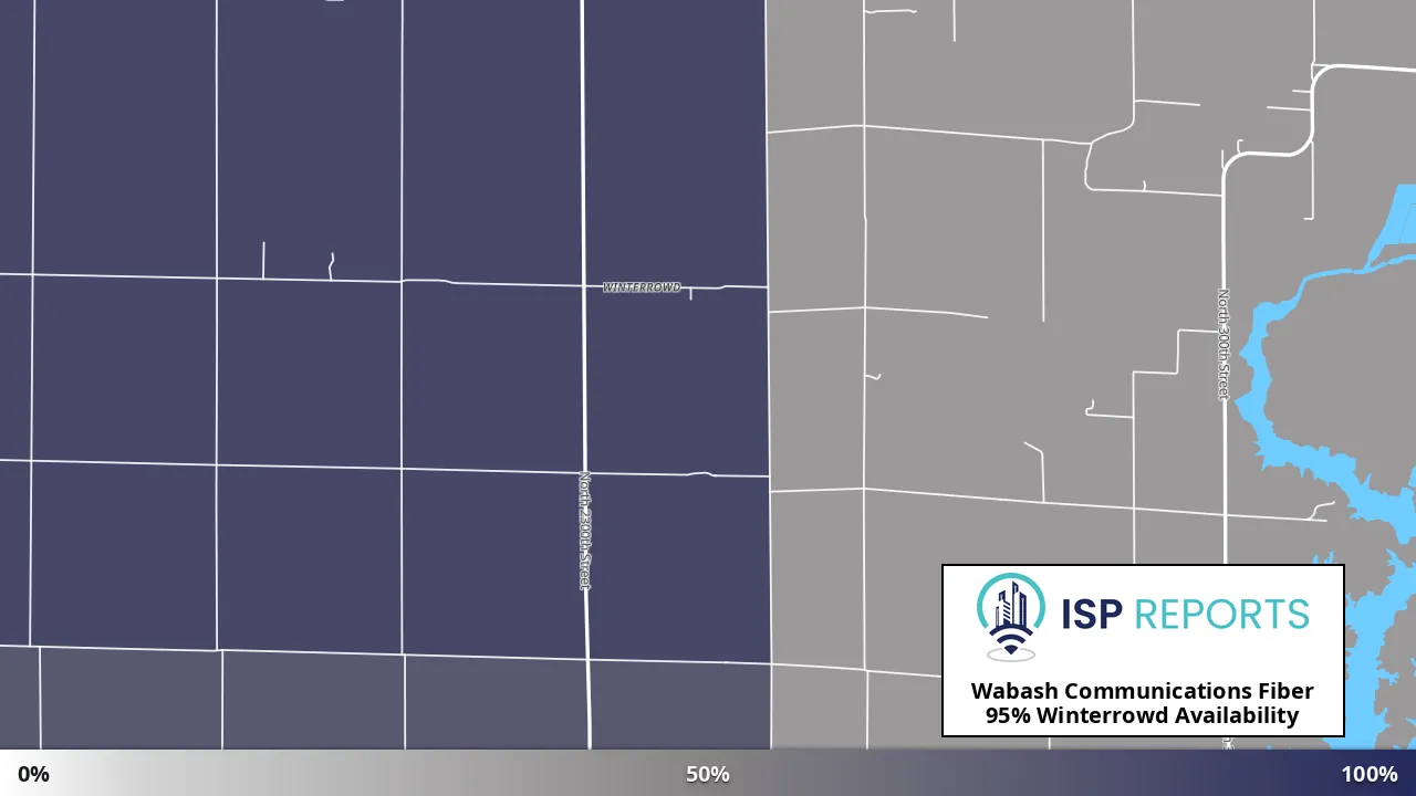 Winterrowd, IL map of internet availability