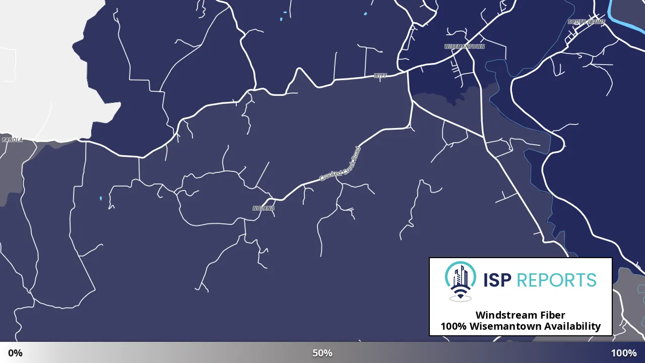 Wisemantown, KY map of internet availability