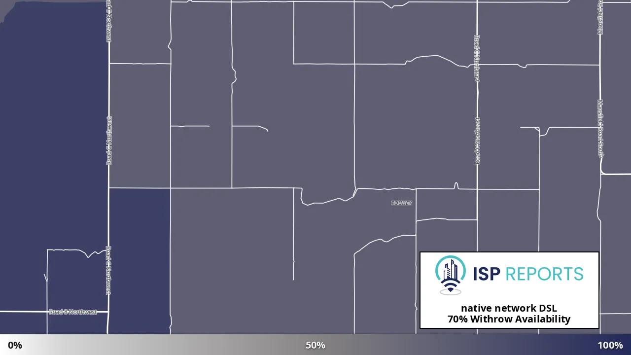 Withrow, WA map of internet availability