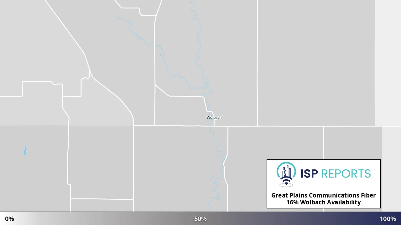Wolbach, NE map of internet availability