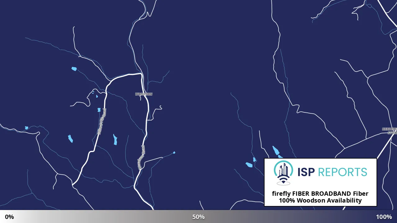 Woodson, VA map of internet availability