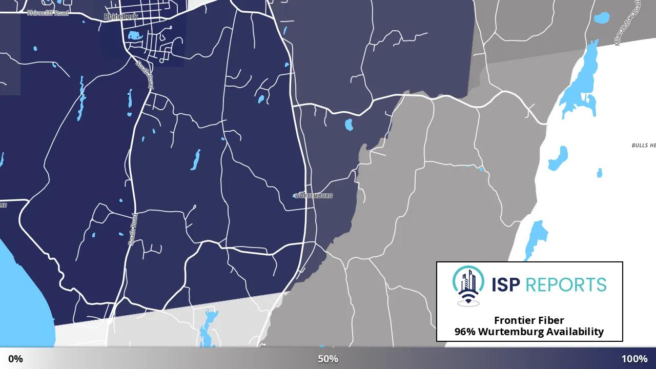 Wurtemburg, NY map of internet availability