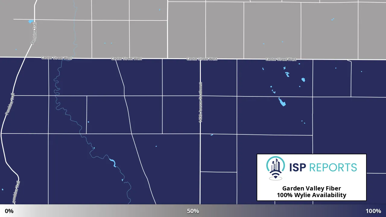 Wylie, MN map of internet availability