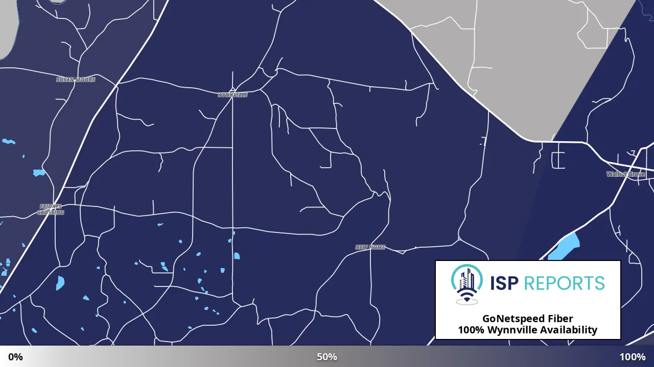 Wynnville, AL map of internet availability