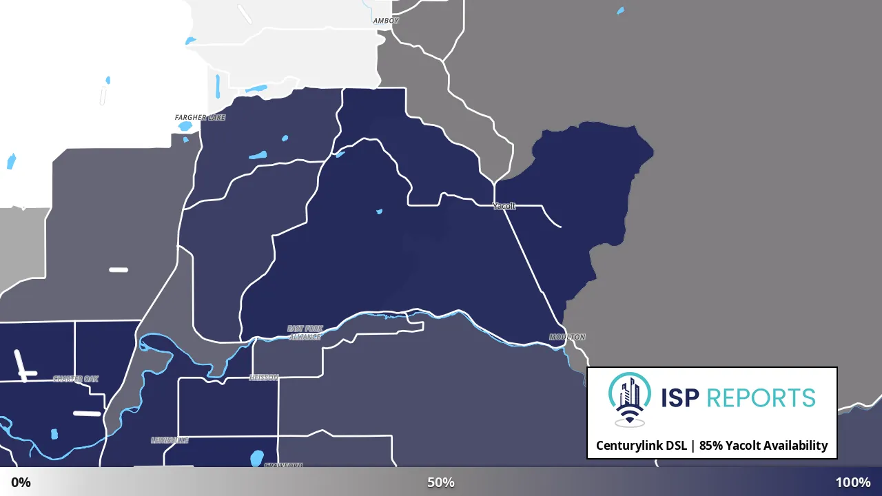 Yacolt, WA map of internet availability