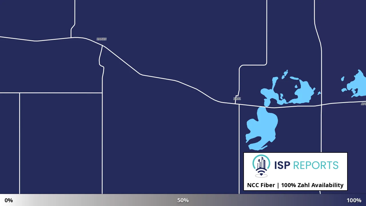Zahl, ND map of internet availability