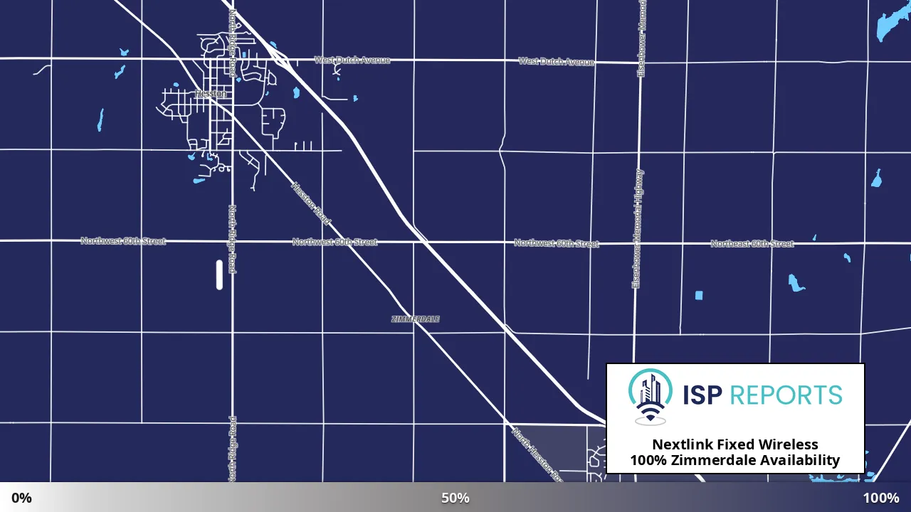 Zimmerdale, KS map of internet availability